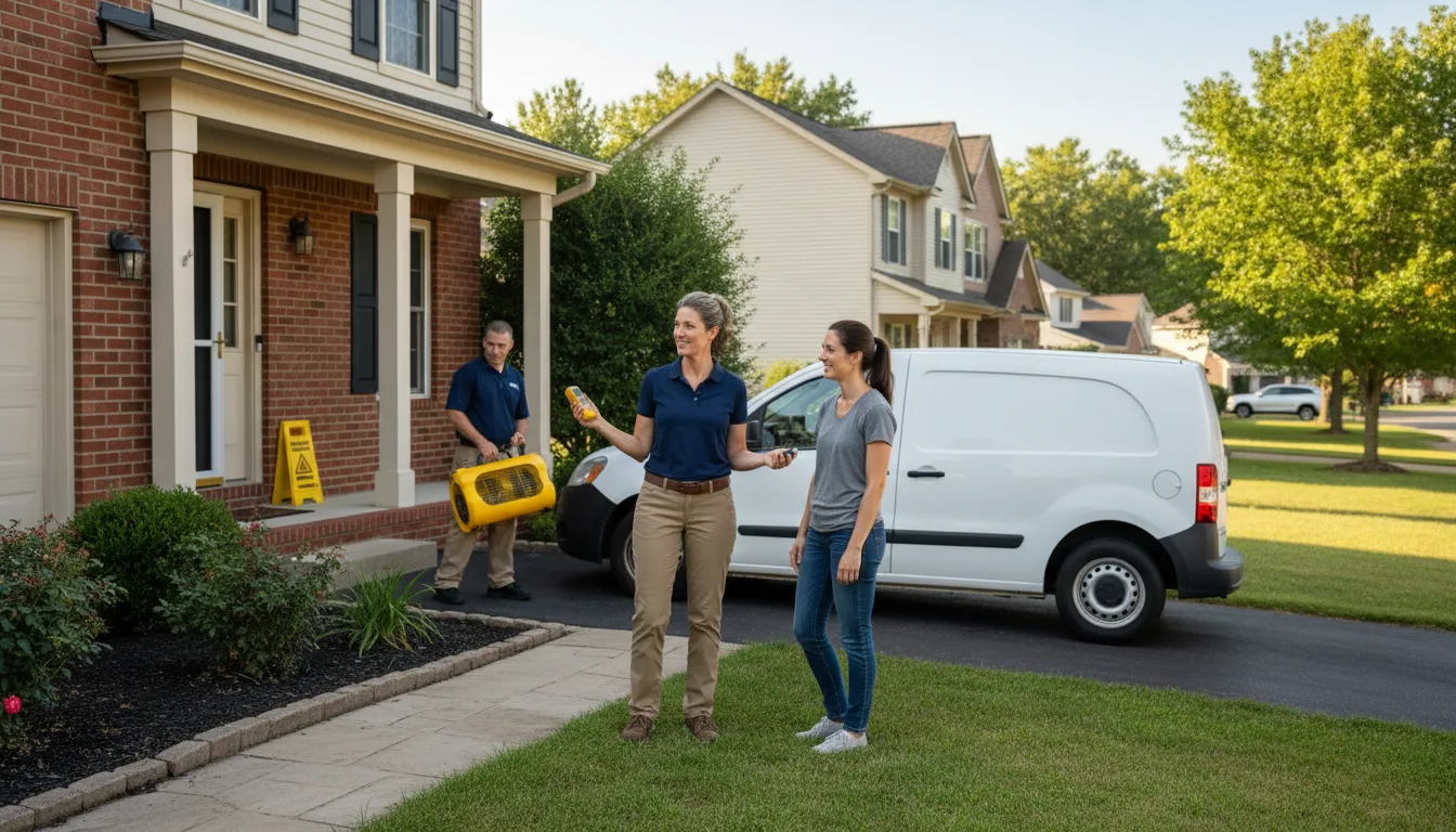 Water restoration image for Flood Water Cleanup, Removal And Restoration Services in Franklin, TX